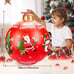 NEW 2 PCS PVC Inflatable Christmas Ball with 2 Christmas Ribbon, 24 Giant