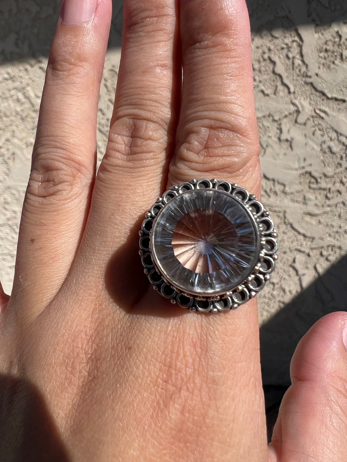 Crystal ring