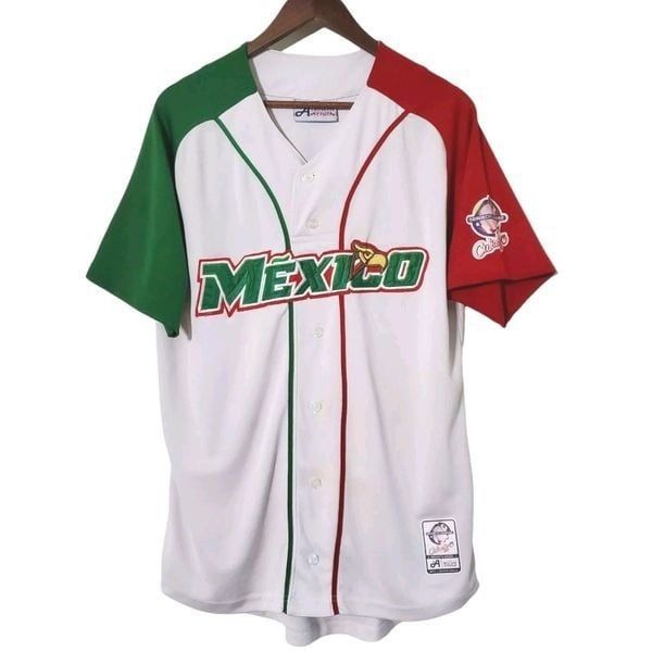 Mexico Culiacan 2017 Serie Del Caribe World Classic Baseball Jersey White Size M