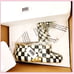 Mackenzie Childs Courtly Check Deer Planter