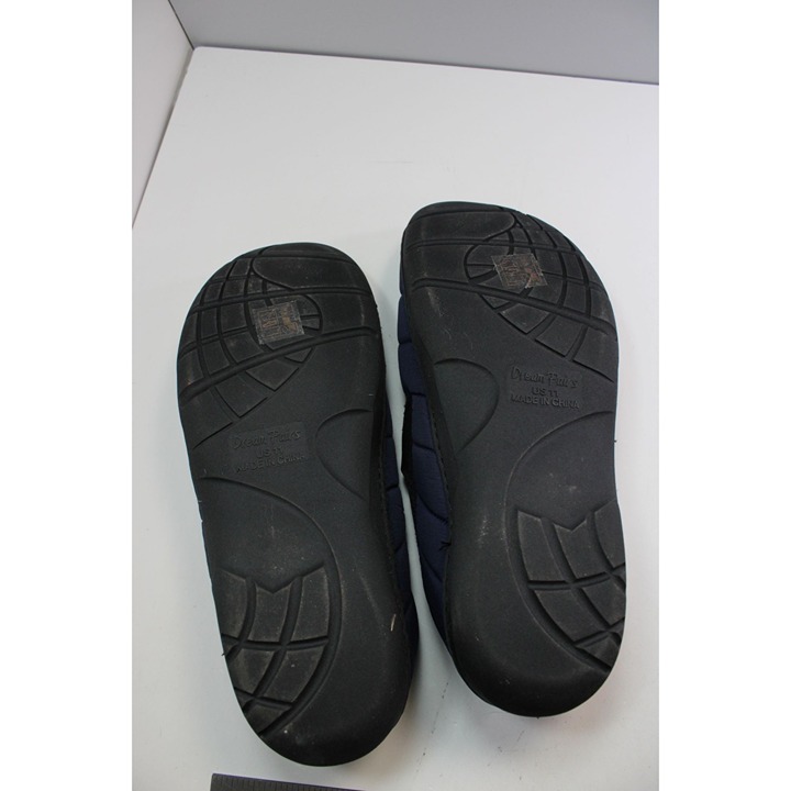 Dream Pairs Mens Slippers Size 11 Navy Blue Quilted 88726