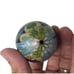 Vintage Cloisonne Colorful Patterned Egg with Wooden Stand