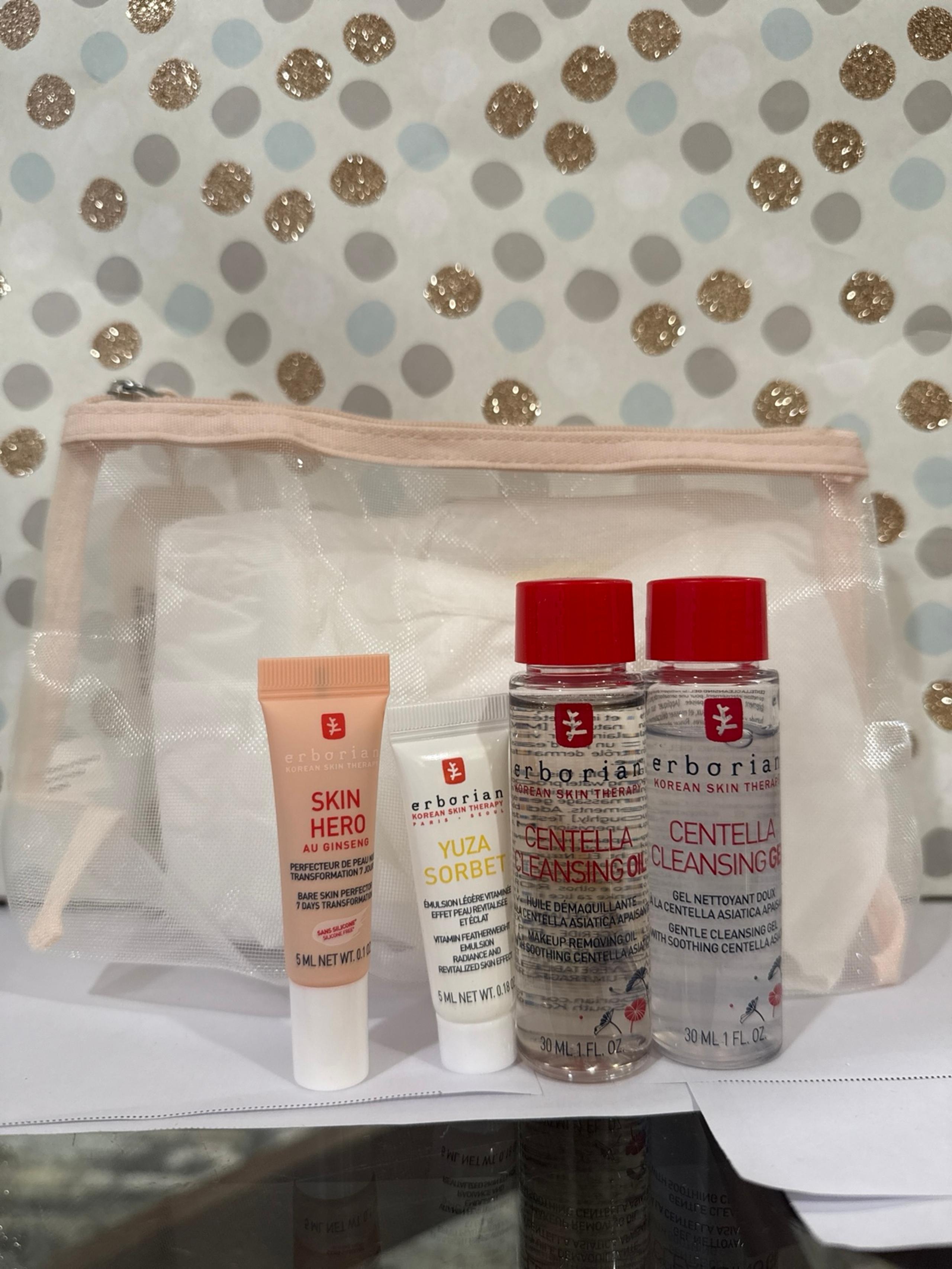 Erborian travel skincare kit