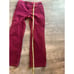 Orvis Women's 8 Fuchsia Corduroy Stretch Bootcut Pants Mid Rise Comfort Trousers