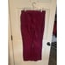 Orvis Women's 8 Fuchsia Corduroy Stretch Bootcut Pants Mid Rise Comfort Trousers