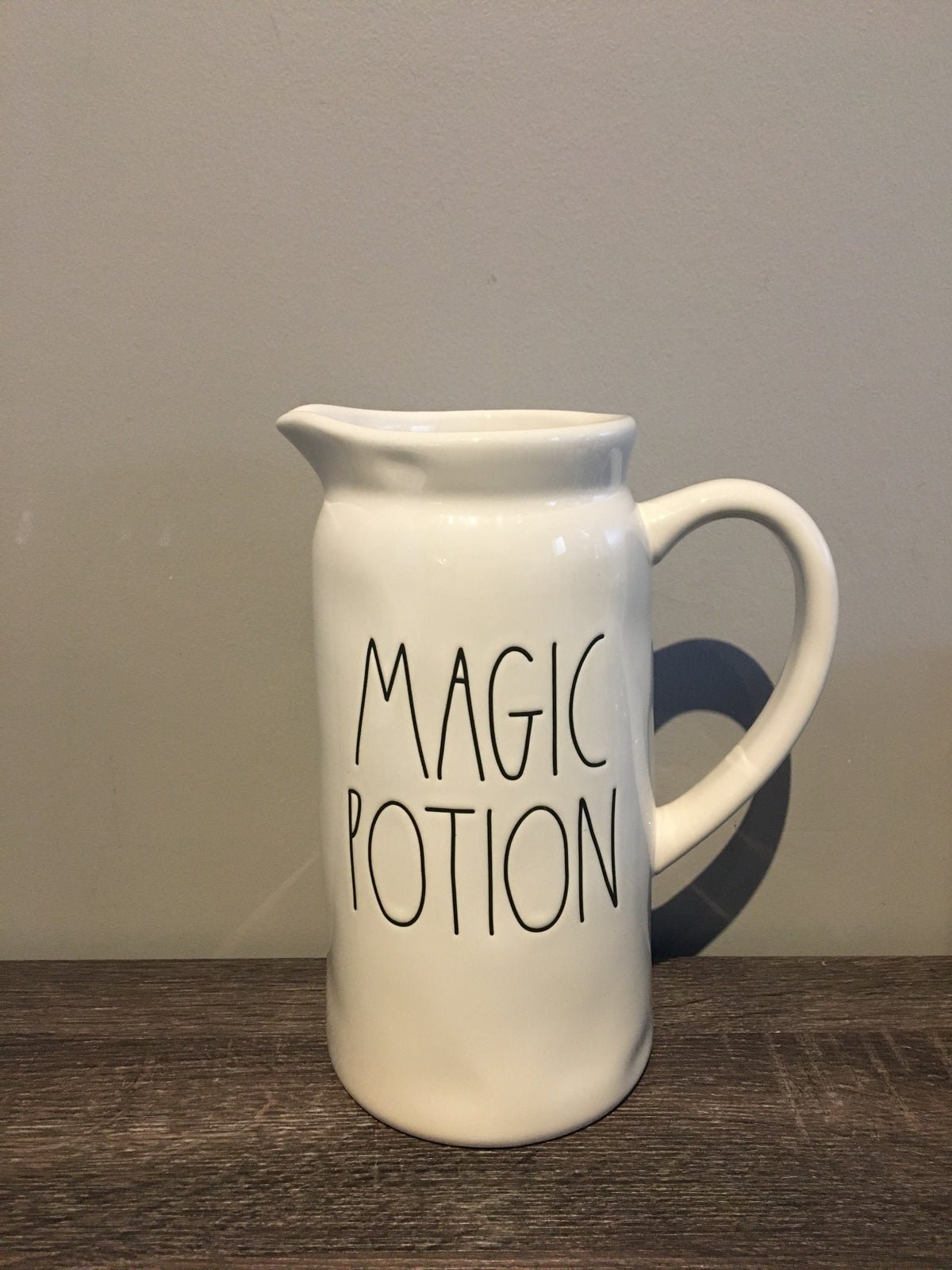 Rae Dunn Magic Potion Pitcher in white/ farmhouse decor/ Halloween/ Holiday