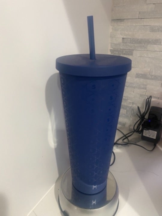 Matte “S” Navy Starbucks Tumbler