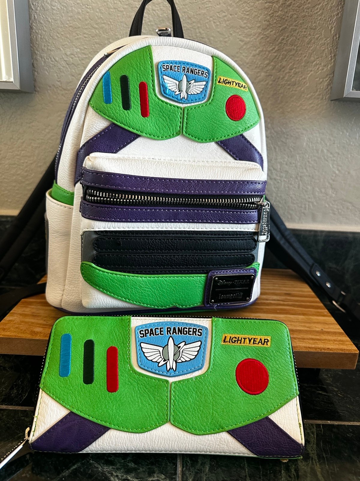 Loungefly Disney Pixar Toy Story Buzz Lightyear Mini Backpack & Wallet Set
