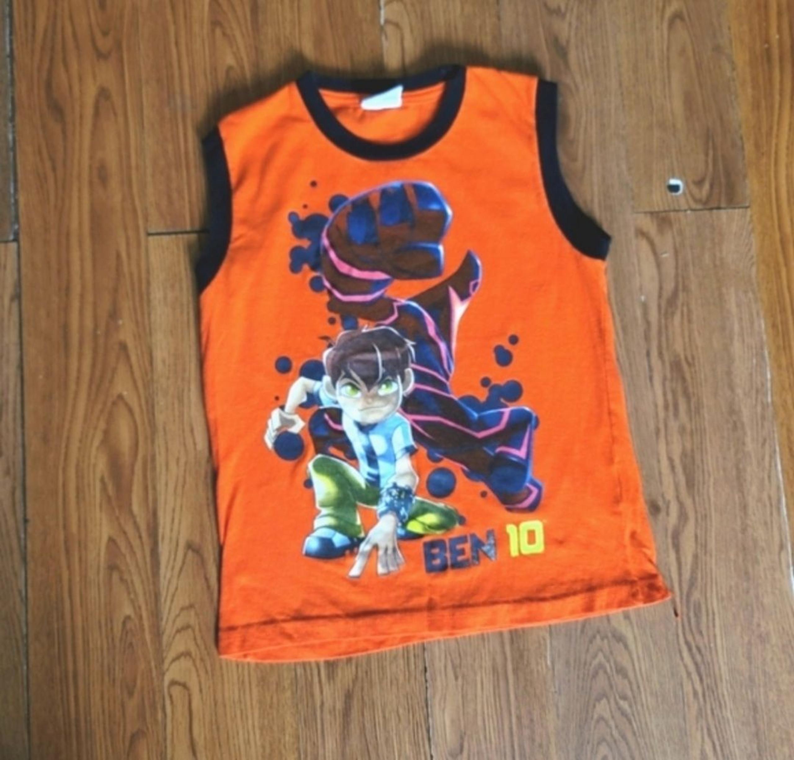 Ben 10 Orange Tank Top Boys Size 6