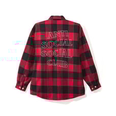 Anti Social Social Club ASSC Flannel Shirt Red S