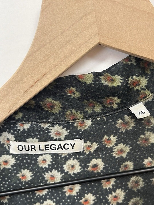 Our Legacy Short Sleeve Box Shirt Size 46 US Size S Small