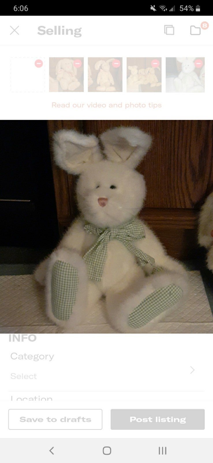 Boyd's bears bunny plushies (part 2) Message for shipping