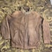 Vtg 80s MEMBERS ONLY Leather Jacket Brown Bomber Jacket Distressed Mens Size L