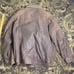 Vtg 80s MEMBERS ONLY Leather Jacket Brown Bomber Jacket Distressed Mens Size L