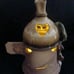 Handcrafted-Handpainted Art Pottery Fairy House-Fairy Lamp