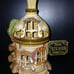 Handcrafted-Handpainted Art Pottery Fairy House-Fairy Lamp