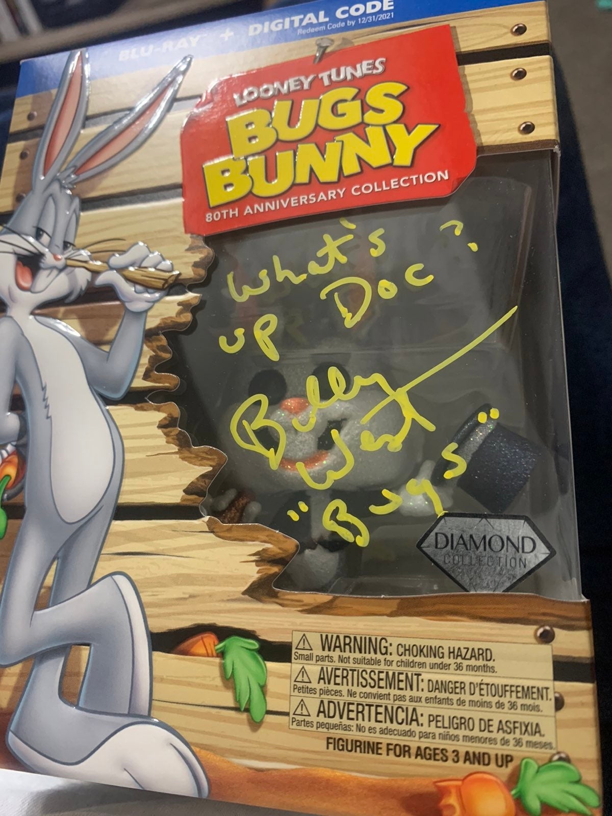 Signed Bugs bunny funko pop