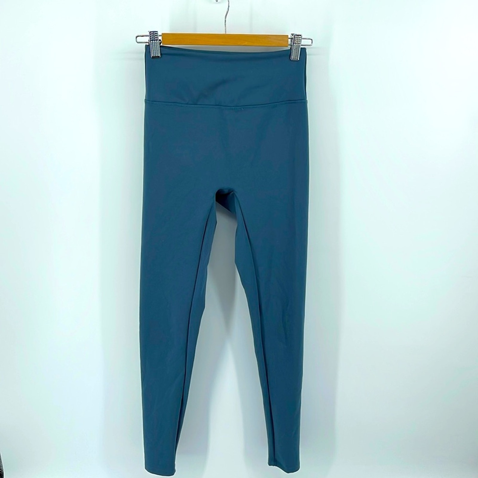 Girlfriend Collective wide waist band hi rise athletic athleisure leggings S
