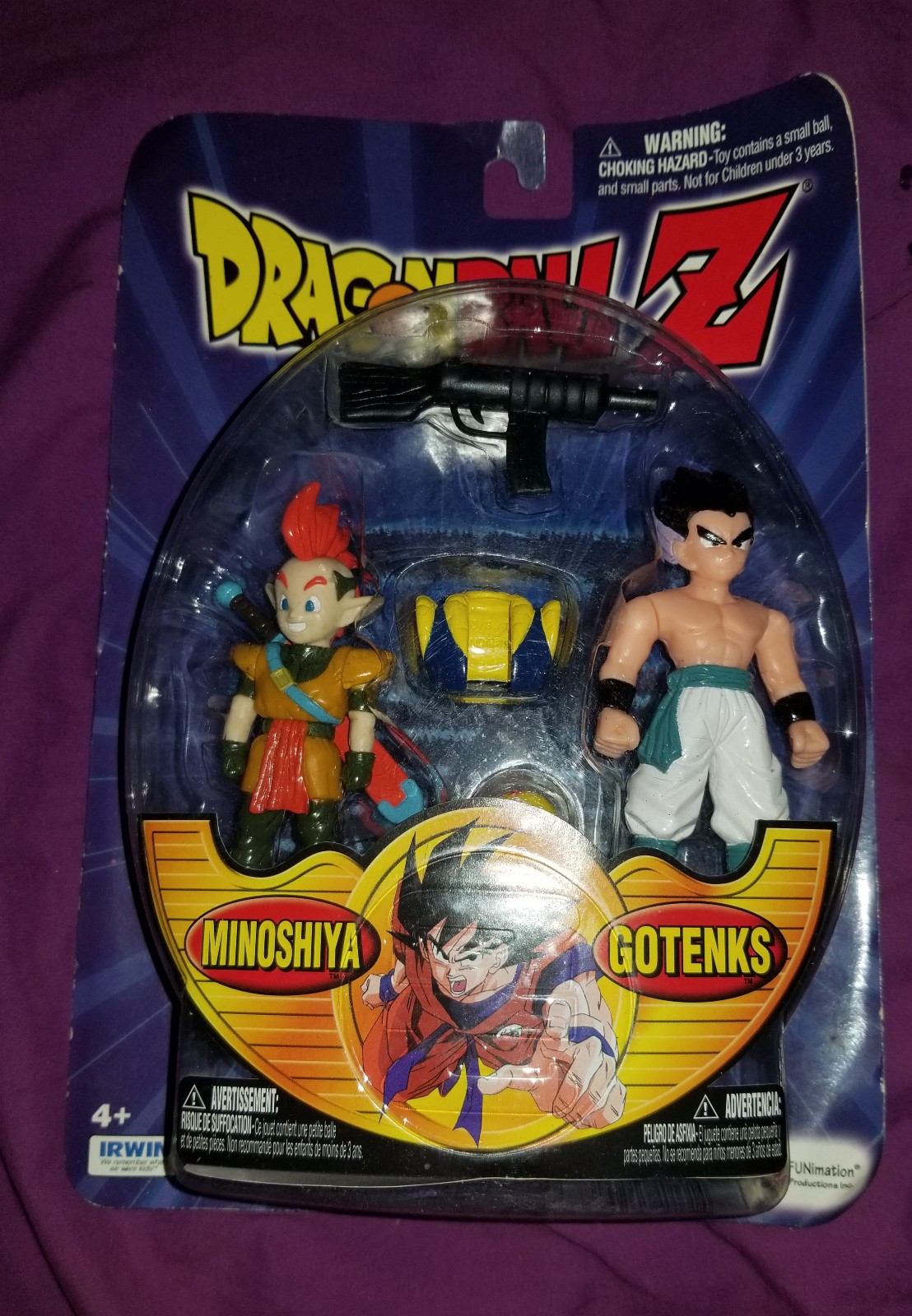 NWT Collectible Vintage Dragonball Z Minoshiya Gotenks Irwin Toys