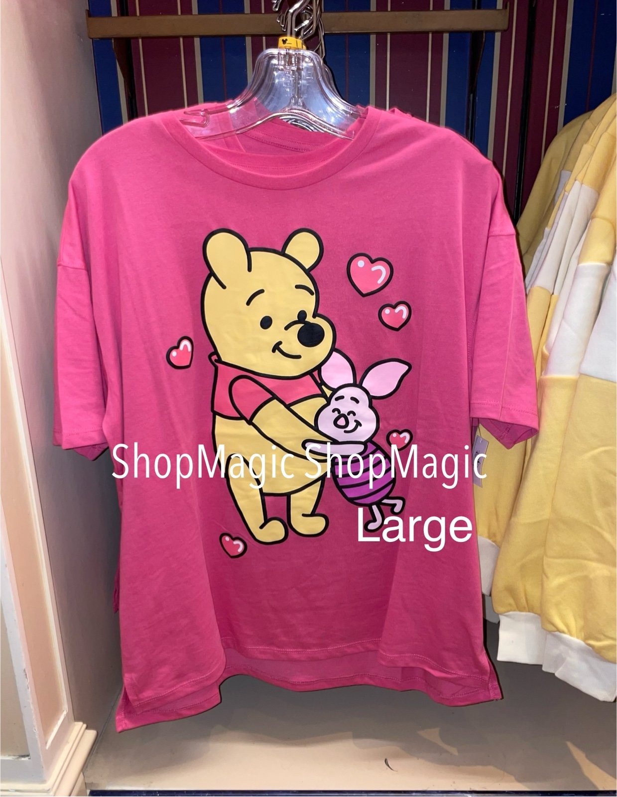 Disney Parks Pooh & Piglet Bear Hugs T-Shirt