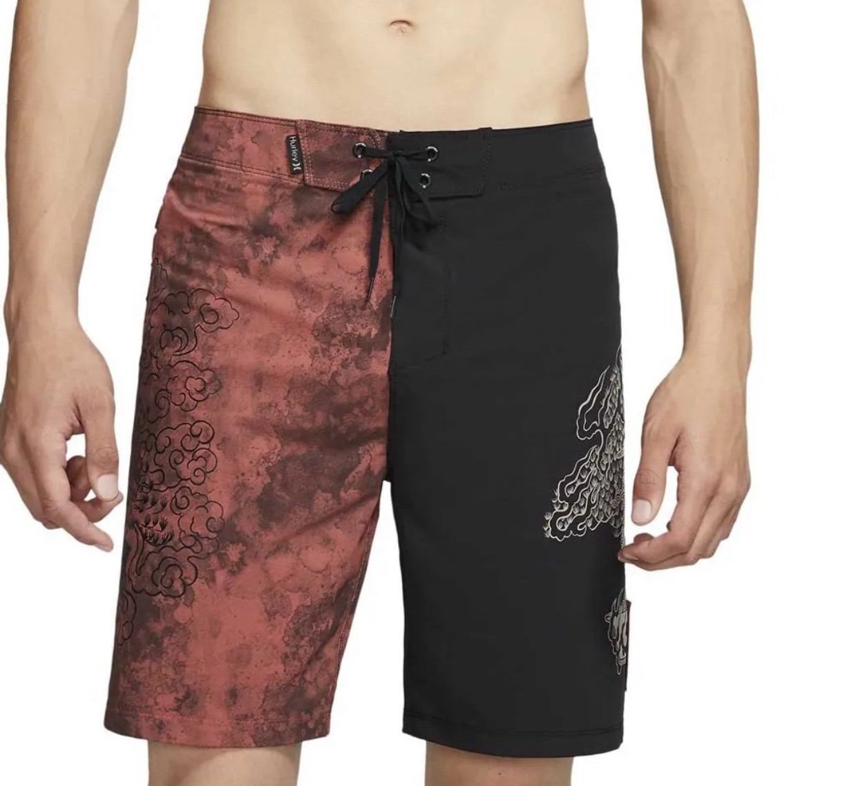Hurley Phantom Machado Bonsai Swim Trunks Sz 33 NWT