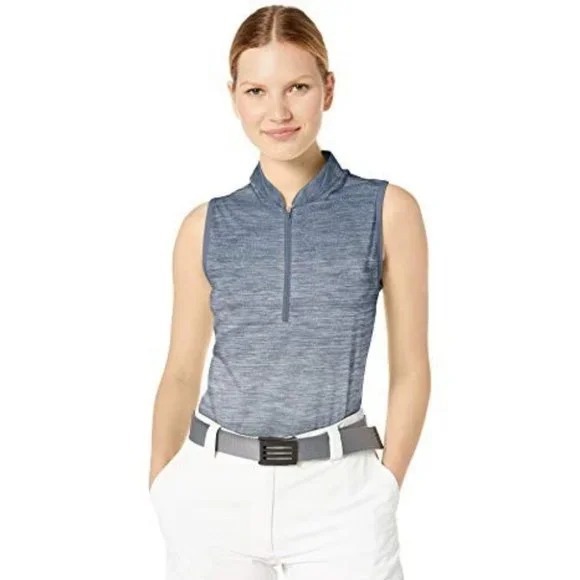 NWT adidas Golf Novelty Sleeveless Polo - Club Minikahda Minnesota (Medium)