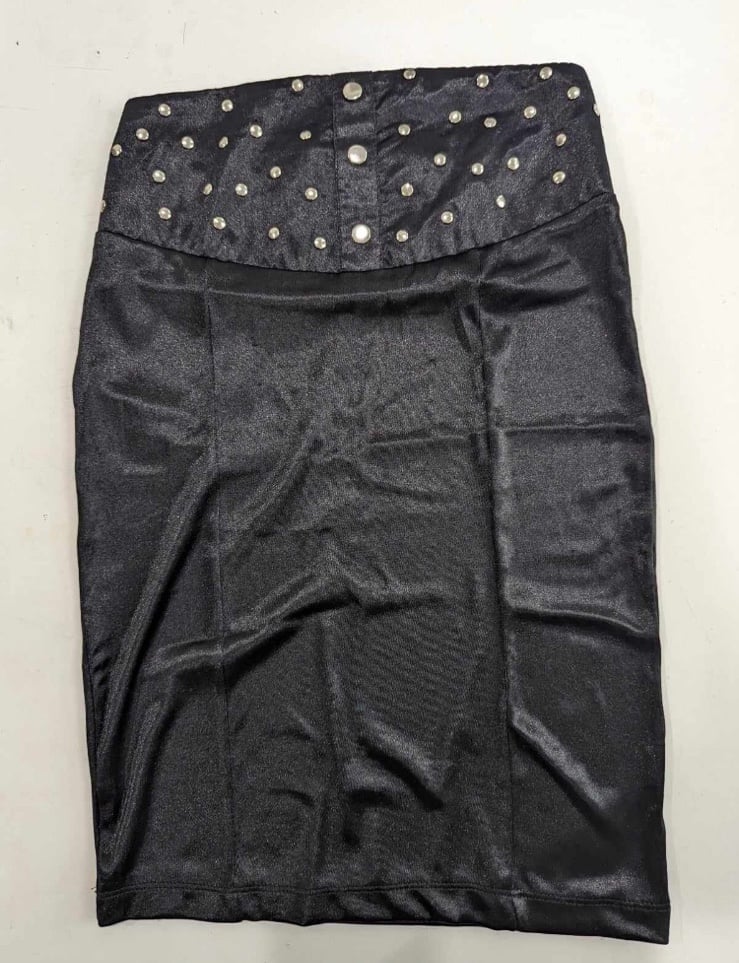 Lip Service Vintage Vice 90’s Grunge Studded High Waist A Line Skirt M