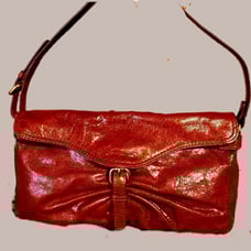 KOOBA- Glazed Brn Leather Sml. Satchel- Vintage-NWOT