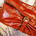 KOOBA- Glazed Brn Leather Sml. Satchel- Vintage-NWOT