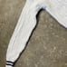 Vintage 90's Cable Knit Varsity Sweater White Blue Stripes S-M Preppy