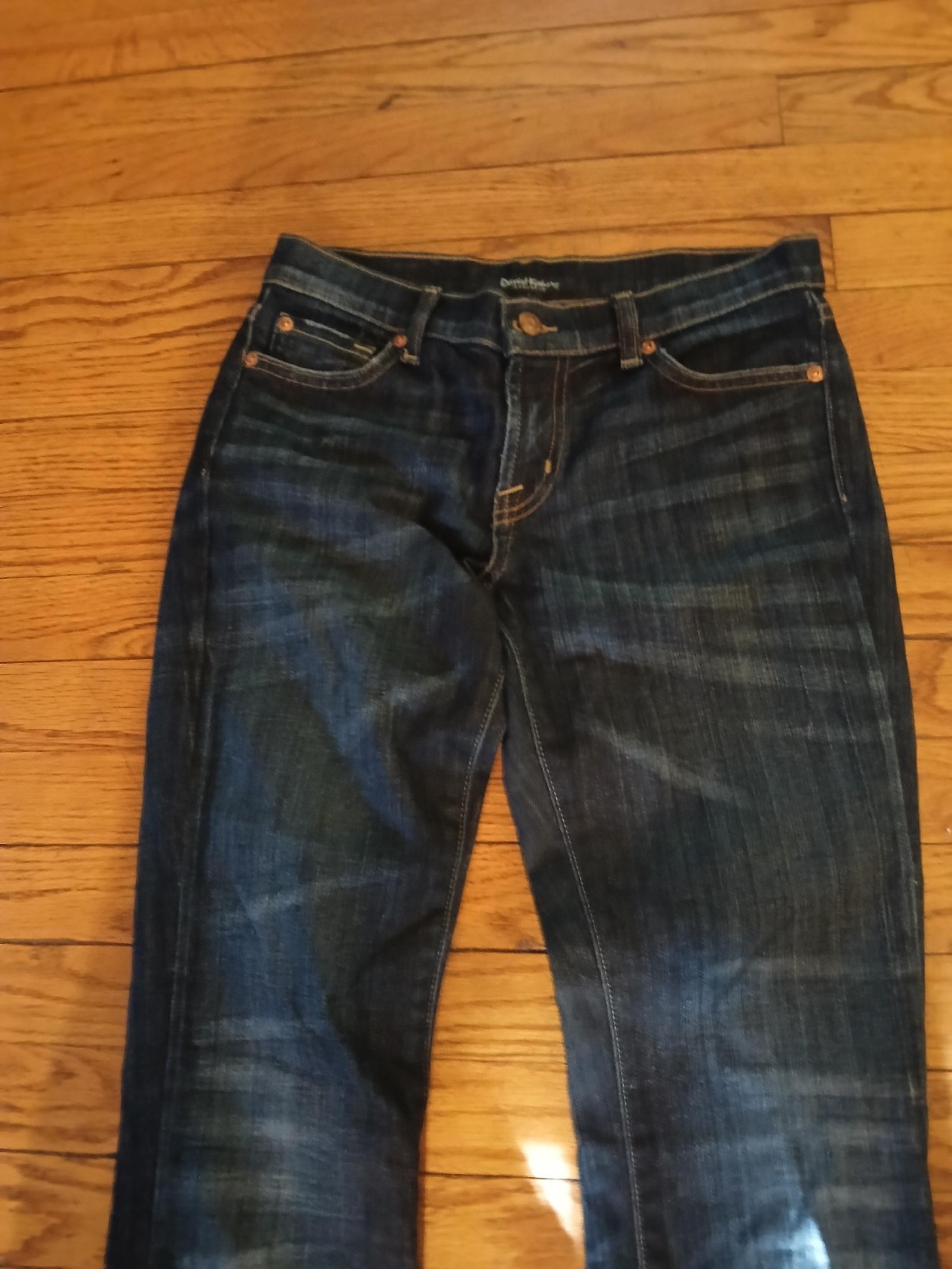 David Kahn jeans 27 x 28 Dark Wash Low Rise EUC