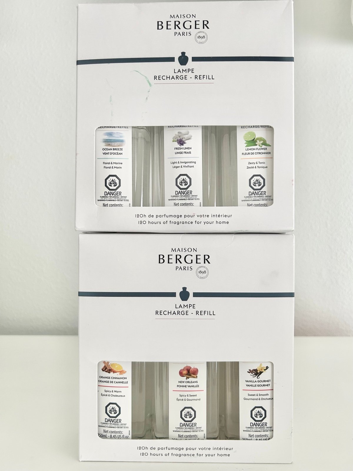 Lampe Berger Maison Berger Paris Lampe Refills New in Box 6 Different Scents