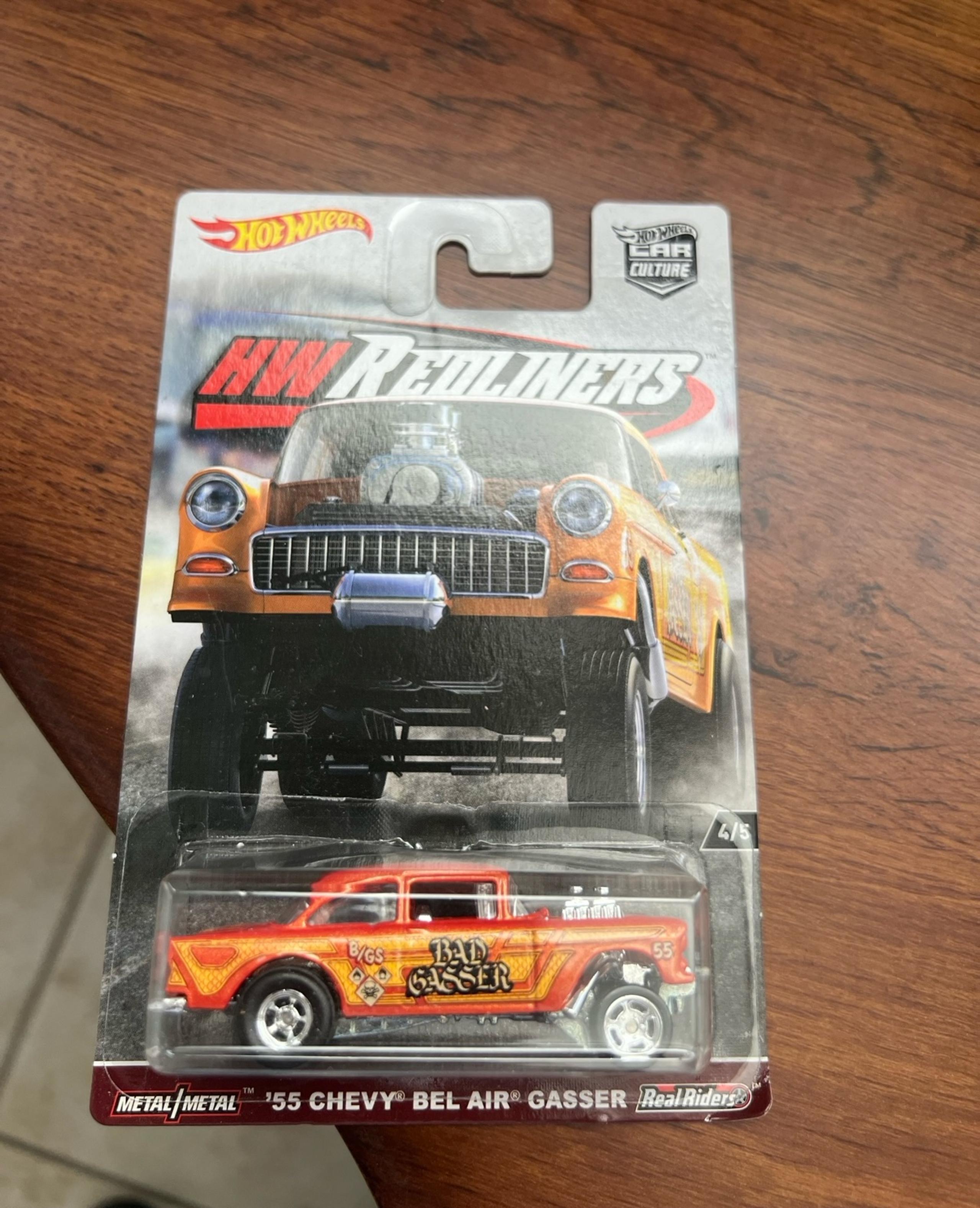 Hot Wheels '55 Chevy Bel Air Gasser 2017- HW Redliners Series