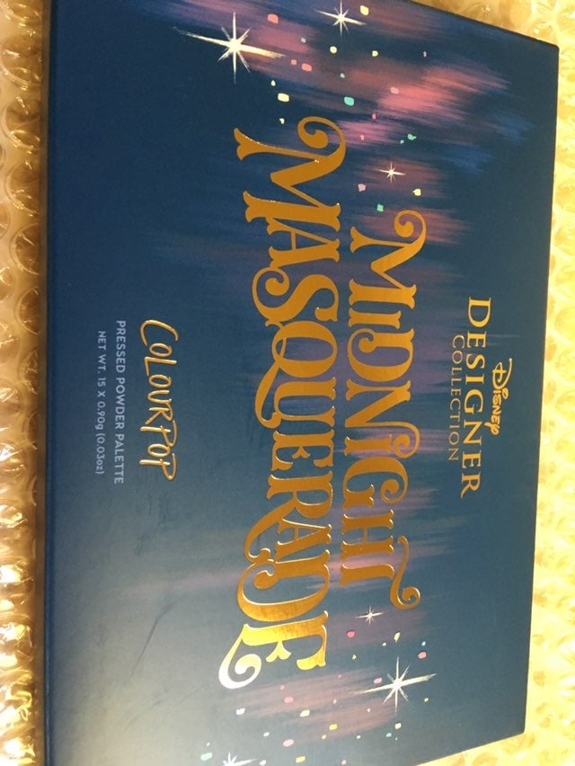 Masquerade ball Disney Eyeshadow Pallet princess
