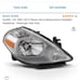 Passenger Nissan Versa Replacement Headlamp 07-2012