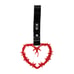 NEW 2PCS BARBED WIRE RED JDM TSURIKAWA RING Black Handle Strap Drift Charm