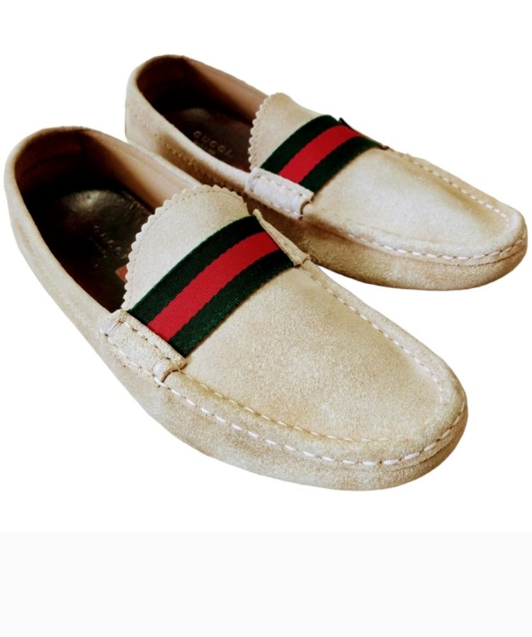 100% Authentic Gucci Suede Upper Women's Shoes.