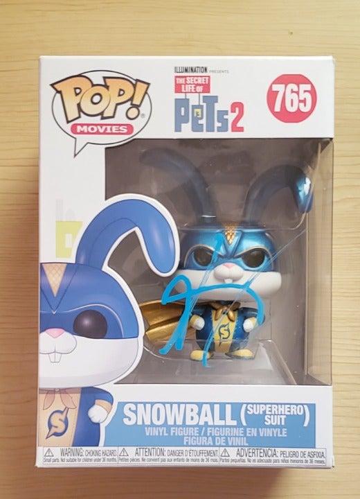 pets 2 snowball autograph funko pop