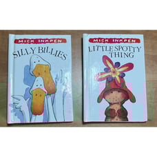 Mick Inkpen Mini Pop-Up Books- Little Spotty Thing-Silly Billies 1996