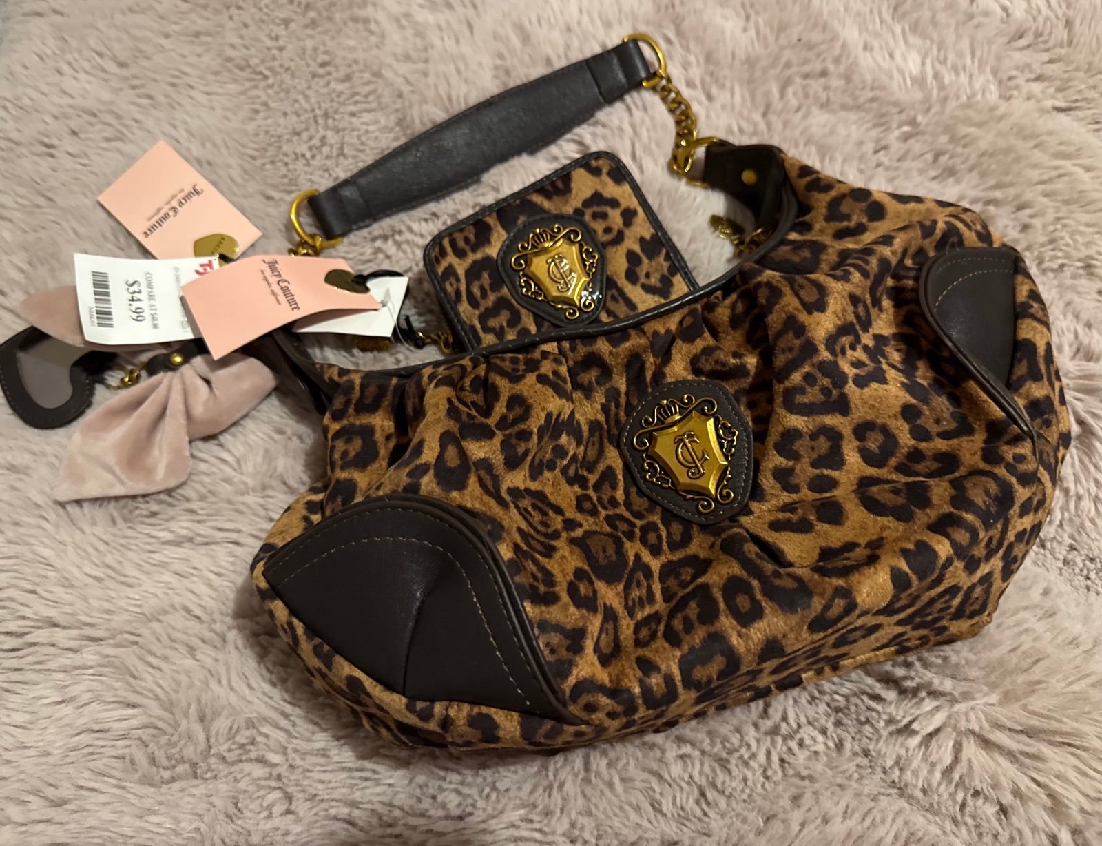 Juicy Couture romance lepord hobo