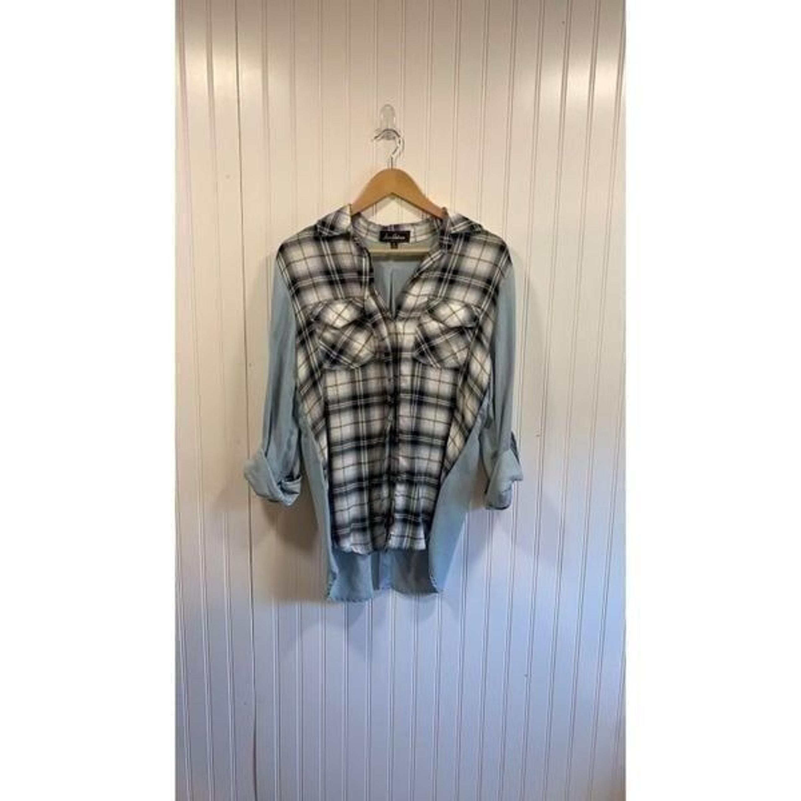 Sam Edelman plaid button up shirt