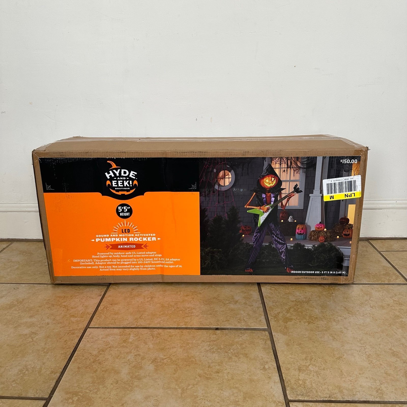 Target Hyde & Eek - Lewis And Friends Billy Servo Pumpkin Rocker Animatronic New