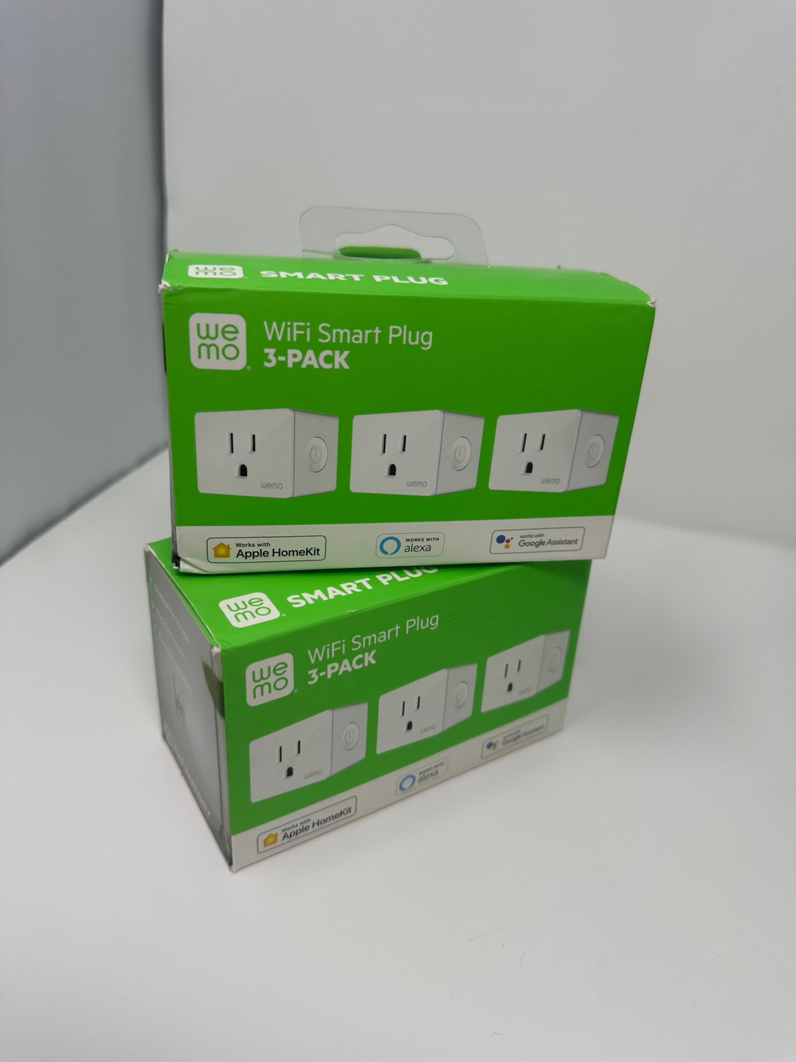 Wemo smart plug double set of 3 each