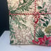 APRIL CORNELL Merry Antique 70” Tablecloth w/ Border Ivory Roses Holly NWT