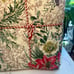 APRIL CORNELL Merry Antique 70” Tablecloth w/ Border Ivory Roses Holly NWT