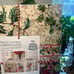 APRIL CORNELL Merry Antique 70” Tablecloth w/ Border Ivory Roses Holly NWT