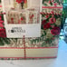APRIL CORNELL Merry Antique 70” Tablecloth w/ Border Ivory Roses Holly NWT