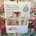 APRIL CORNELL Merry Antique 70” Tablecloth w/ Border Ivory Roses Holly NWT