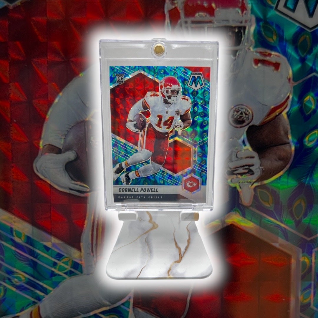 Cornell Powell RC Rookie Mosaic Peacock Prizm SSP Chiefs
