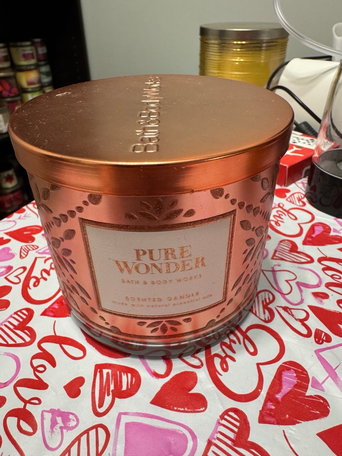 Body Works three wick pure wonder candle